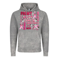 Cloud Rock cancer awareness fight believe hope survive Vintage Hoodie - CowGirlArtShop
