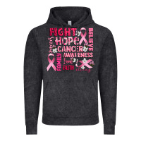 Vintage Black cancer awareness fight believe hope survive Vintage Hoodie - CowGirlArtShop