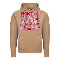 Vintage Coffee cancer awareness fight believe hope survive Vintage Hoodie - CowGirlArtShop