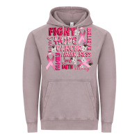Vintage Zinc cancer awareness fight believe hope survive Vintage Hoodie - CowGirlArtShop