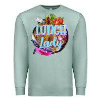 Seafoam western lunch lady Premium Sweatshirt - BarkalooDesign