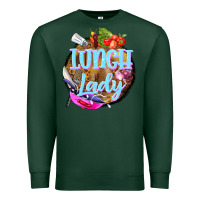 Sports Green western lunch lady Premium Sweatshirt - BarkalooDesign