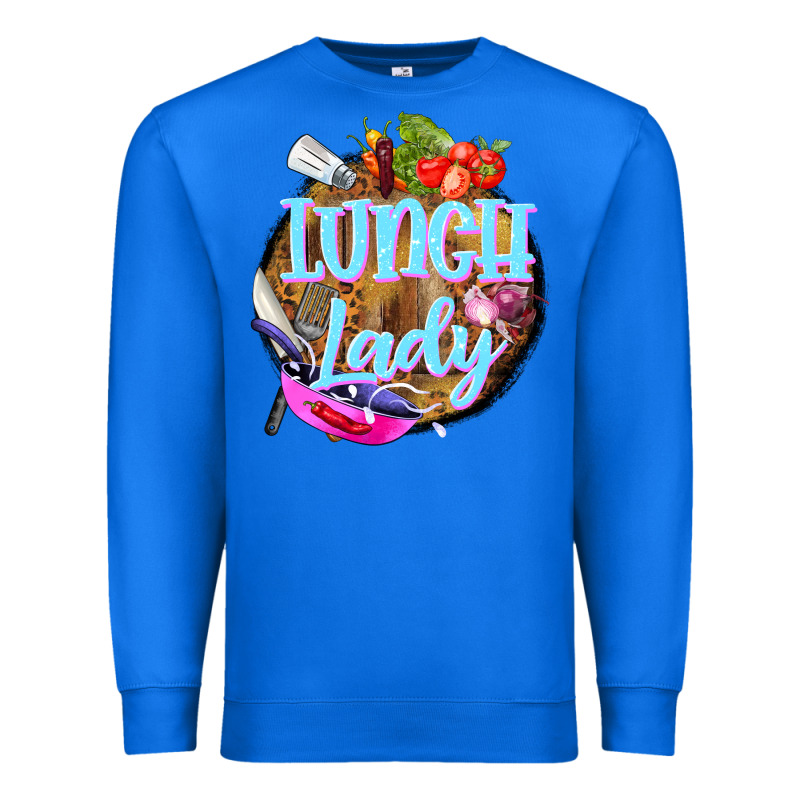 Western Lunch Lady Premium Sweatshirt by BarkalooDesign | Teevron