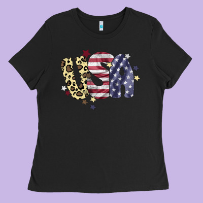 Usa America Ladies Tee Designed By Bettercallsaul