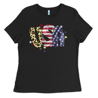 Black Usa America Ladies Tee - Bettercallsaul