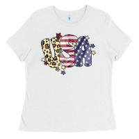White Usa America Ladies Tee - Bettercallsaul