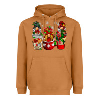 Meerkat Christmas coffee gnome Heavyweight Hoodie - BarkalooDesign