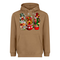 Toasted Coconut Christmas coffee gnome Heavyweight Hoodie - BarkalooDesign