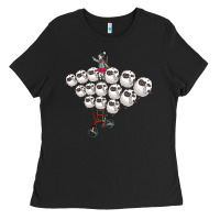 Black Organized Wooloo  Female Trainer Ladies Tee - trangStudio