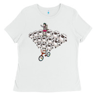 White Organized Wooloo  Female Trainer Ladies Tee - trangStudio