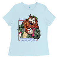 Baby Blue Know Me Better, Man! Ladies Tee - trangStudio