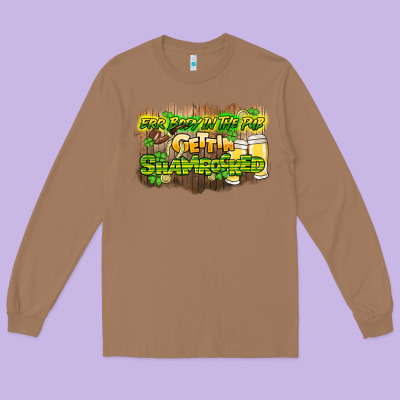 Err Body In The Pub Gettin Shamrocked Long Sleeve Tee Designed By Howdyjamesfarm