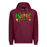 Burgundy howe grown strawberries Premium Hoodie - Jasminsmagicworld