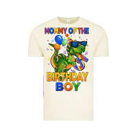 Vintage Arctic mommy of the 5 th birthday boy t rex Vintage Tee - CowGirlArtShop
