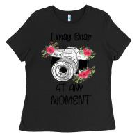 Black I May Snap At Any Moment Ladies Tee - Bettercallsaul