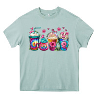 Arona tie dye hippie coffee cups Heavy Core Tee - Jasminsmagicworld