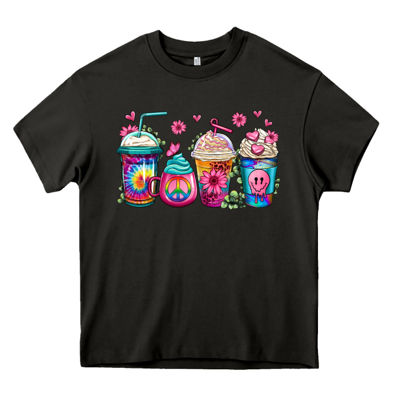 Tie Dye Hippie Coffee Cups Heavy Core Tee by Jasminsmagicworld | Teevron