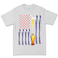 Dove Grey American Flag Beer Premium Tee - Bettercallsaul