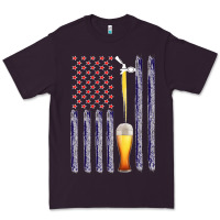 Plum American Flag Beer Premium Tee - Bettercallsaul