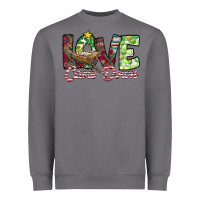 Storm Love Came Down Heavyweight Sweatshirt - CowhideDigitalArt