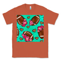American Football Roses And Hearts Classic Tee | Teevron