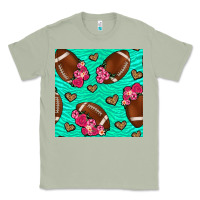 Matcha American Football roses and hearts Classic Tee - NancyCooperArtShop