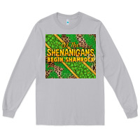 Moon Dust Let the shenanigans begin shamrock tumbler Long Sleeve Tee - HowdyJamesFarm