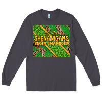 Smoke Let the shenanigans begin shamrock tumbler Long Sleeve Tee - HowdyJamesFarm