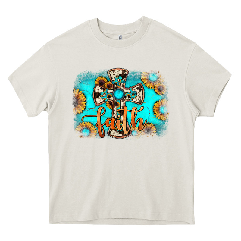 Faith Cross Heavy Core Tee by JahusDesignShop | Teevron