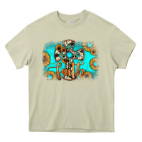 Mossy faith cross Heavy Core Tee - JahusDesignShop
