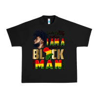 Black i am a black man Urban Heavy Tee - CowGirlArtShop