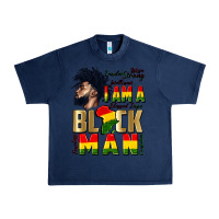 Navy i am a black man Urban Heavy Tee - CowGirlArtShop
