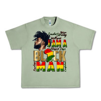 Oil Green i am a black man Urban Heavy Tee - CowGirlArtShop