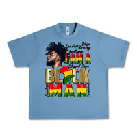 Pebble Blue i am a black man Urban Heavy Tee - CowGirlArtShop