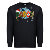 Black daddy claus christmas Premium Sweatshirt - BarkalooDesign