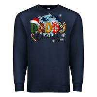 Navy daddy claus christmas Premium Sweatshirt - BarkalooDesign