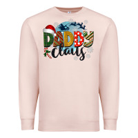 Pale Pink daddy claus christmas Premium Sweatshirt - BarkalooDesign