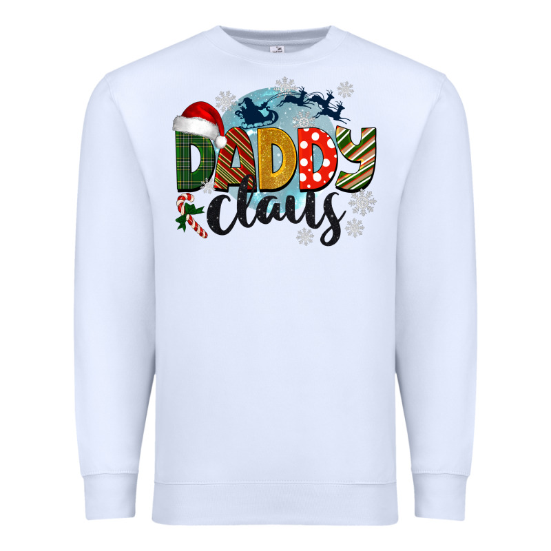 Daddy Claus Christmas Premium Sweatshirt by BarkalooDesign | Teevron