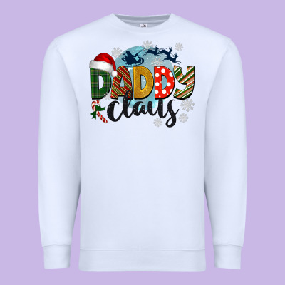 Daddy Claus Christmas Premium Sweatshirt Designed By Barkaloodesign