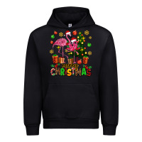 Black flamingo merry christmas Urban Hoodie - AdoDesignShop