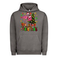 Pigment Tornado flamingo merry christmas Urban Hoodie - AdoDesignShop