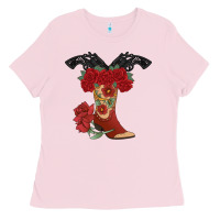 Bubblegum Pink Cowboy Boots Ladies Tee - Bettercallsaul