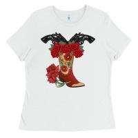 White Cowboy Boots Ladies Tee - Bettercallsaul