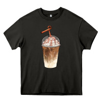 Asphalt iced coffee with cream Heavy Core Tee - BarkalooDesign
