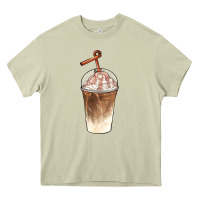 Mossy iced coffee with cream Heavy Core Tee - BarkalooDesign