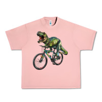 Salmon t rex dinosaur riding dinosaur Urban Heavy Tee - RanaPortraitStore