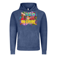 Vintage Denim teach love inspire Vintage Hoodie - CowGirlArtShop