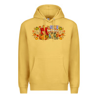 Antique Gold give thanks to the lord for he is good Premium Hoodie - CowhideDigitalArt