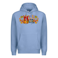 Colony Blue give thanks to the lord for he is good Premium Hoodie - CowhideDigitalArt