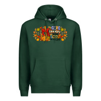 Sports Green give thanks to the lord for he is good Premium Hoodie - CowhideDigitalArt